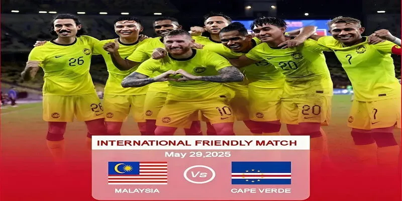 Malaysia đối đầu Cape Verde trước vòng loại Asian Cup 2027
