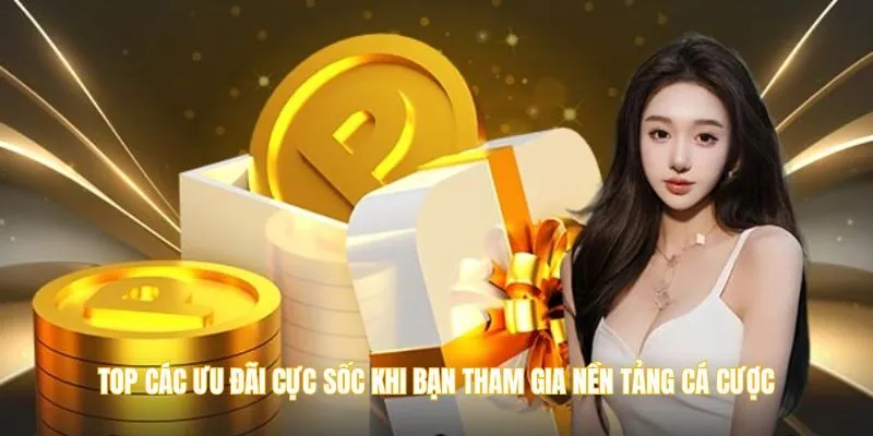 TOP các ưu đãi cực sốc khi bạn tham gia nền tảng cá cược